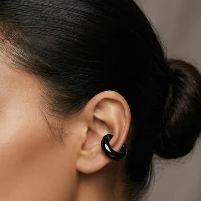 ear cuff negro 1