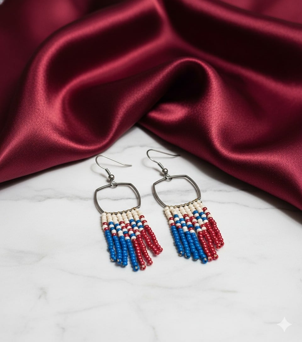 aretes flequillo