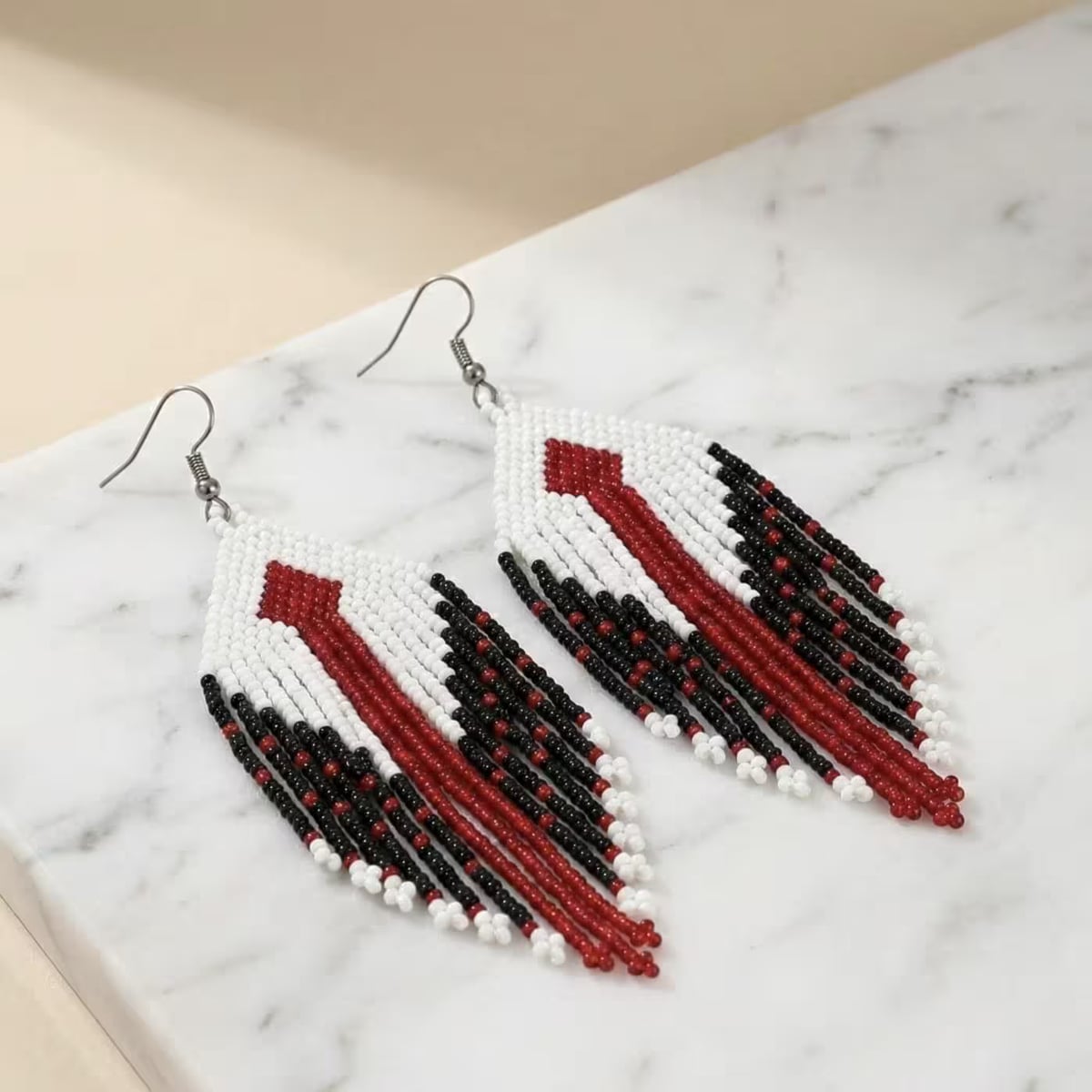 aretes flequillos rombo 1