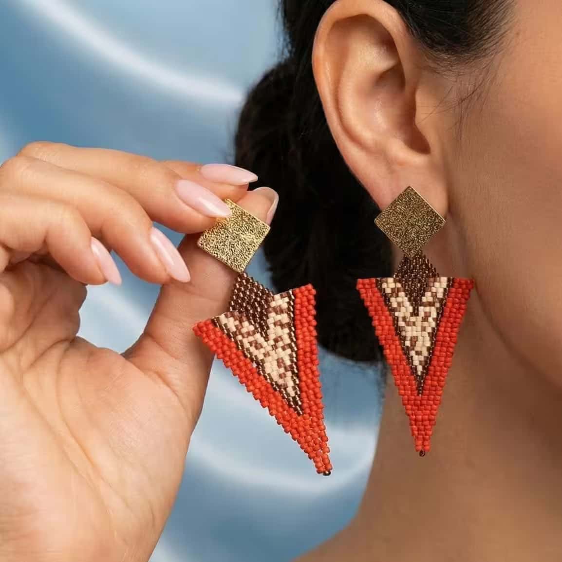Aretes Tierra - fotografía de producto