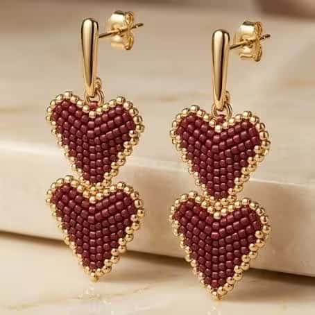Aretes Mosaico de Amor - fotografía de producto