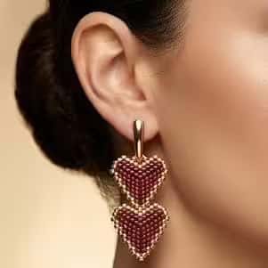 Aretes Mosaico de Amor - fotografía de producto