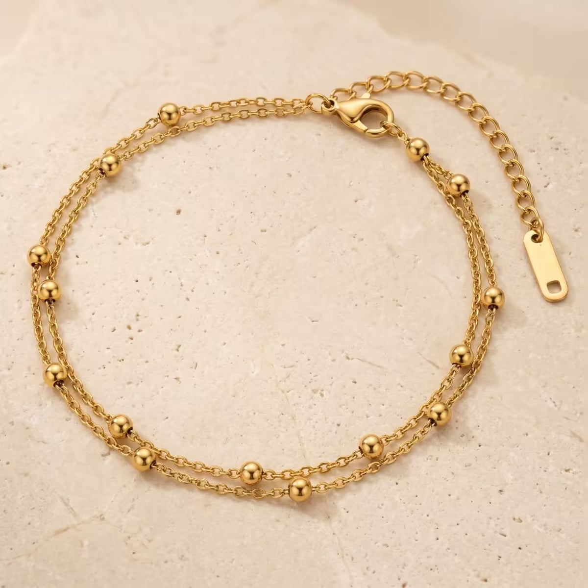 Pulsera / Tobillera Duo Esferas - fotografía de producto