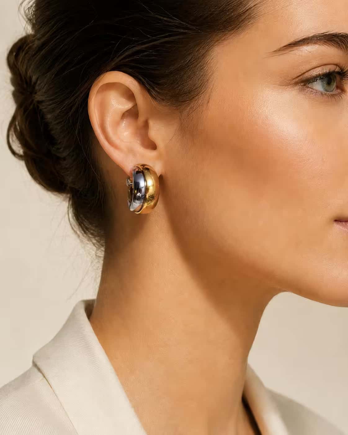 Aretes Destellos Real - fotografía de producto