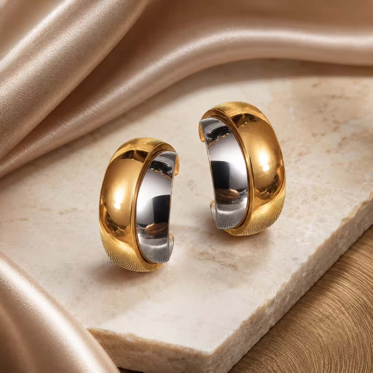 Aretes Destellos Real - fotografía de producto