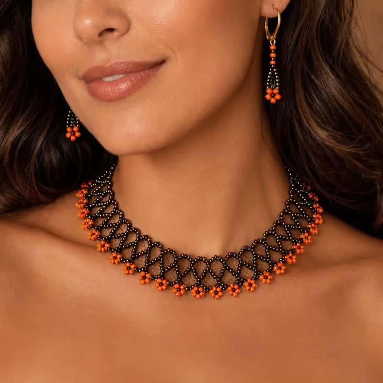 Choker Flores - fotografía de producto